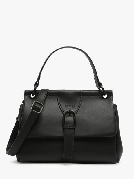 Cross Body Tas Oxer Leder Etrier Zwart oxer EOXE001M